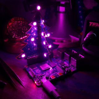 ARBOL DE NAVIDAD RGB 3D PARA RASPBERRY PI