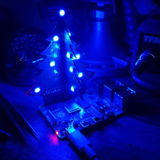 ARBOL DE NAVIDAD RGB 3D PARA RASPBERRY PI