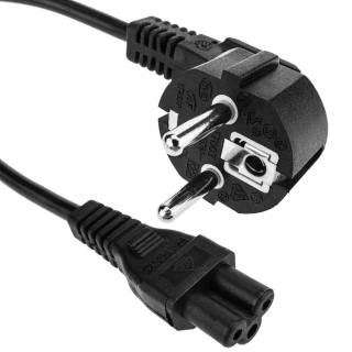 CABLE ALIMENTACION SCHUKO-F A IEC-320-C5 1,8M NEGRO