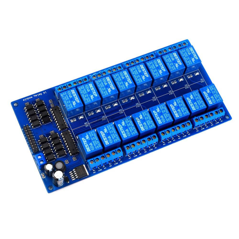 MODULO RELE 16 CANALES 5-12V