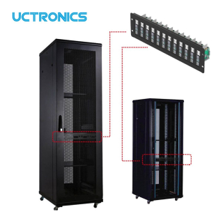 UCTRONICS 19 inch 3U Rack Mount for Raspberry Pi 4, with 8 Mounting Plates, Extendable to Support 12 Units of All Raspberry Pi B