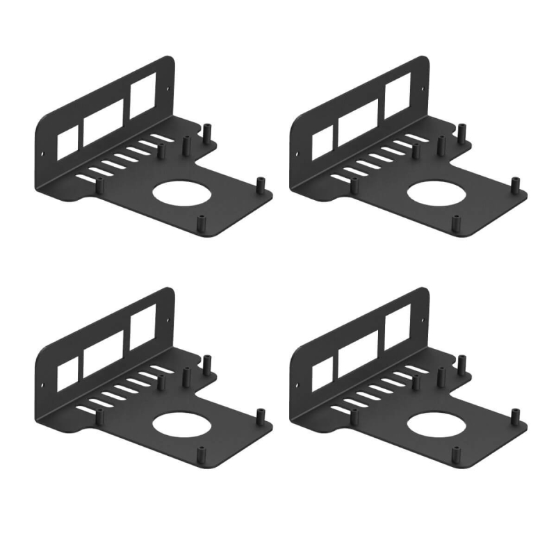 UCTRONICS Mounting Plates for Raspberry Pi 4 B Models, Compatible with 19 inch 3U Rack Mount, 4-Pack