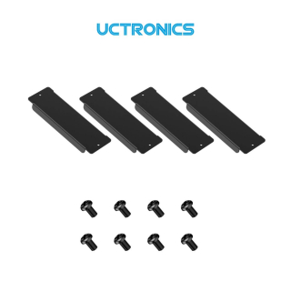 UCTRONICS Blank Covers for 3U Raspberry Pi Rack Mount, 4-Pack