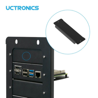 UCTRONICS Blank Covers for 3U Raspberry Pi Rack Mount, 4-Pack