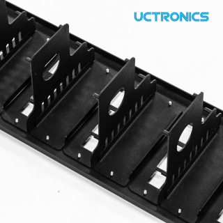 UCTRONICS Blank Covers for 3U Raspberry Pi Rack Mount, 4-Pack