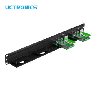 UCTRONICS Blank Covers for 19 inch 1U Raspberry Pi Rackmount, 2-Pack