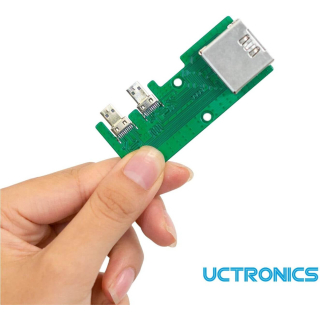 UCTRONICS Micro HDMI to HDMI Adapter Board for Raspberry Pi 4 Model B