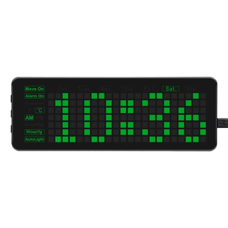 Electronic Clock for Raspberry Pi Pico, Accurate RTC, Multi Functions, LED Digits