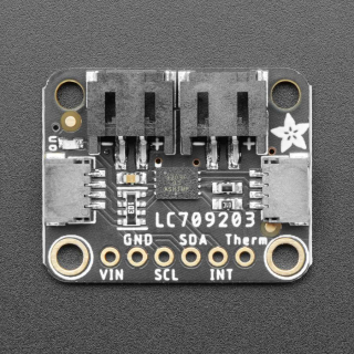 Adafruit LC709203F LiPoly / LiIon Fuel Gauge and Battery Monitor - STEMMA JST PH & QT / Qwiic