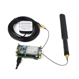 SIM7600G-H 4G HAT (B) for Raspberry Pi, LTE Cat-4 4G / 3G / 2G Support, GNSS Positioning, Global Band