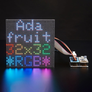 ADAFRUIT KIT FEATHERWING MATRIZ RGB - PARA RP2040, M0 Y M4