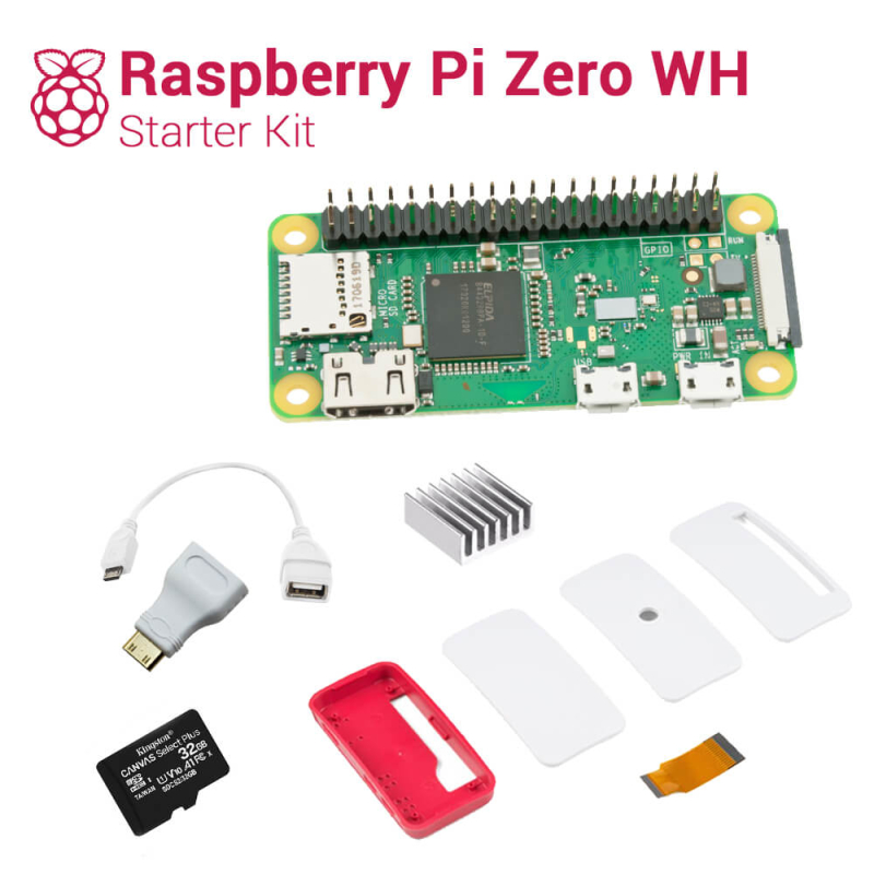 RASPBERRY PI ZERO WH - STARTER KIT 32GB