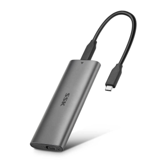 SSK C321 CARCASA M.2 SSD SATA A USB3