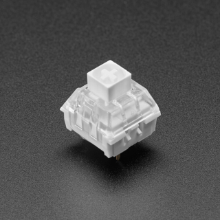 PULSADOR MECANICO KAILH - CLICKY WHITE - PACK 10 - COMPATIBLE CHERRY MX WHITE
