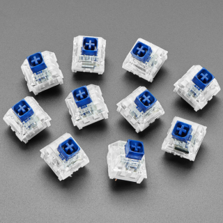PULSADOR MECANICO KAILH - CLICKY NAVY BLUE - PACK 10 - COMPATIBLE CHERRY MX