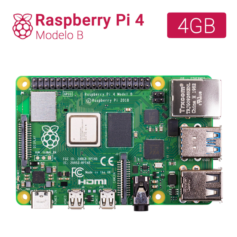 RASPBERRY PI 4 - MODELO B - 4GB