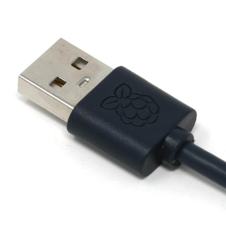 CABLE MICRO USB 1M. RASPBERRY PI NEGRO