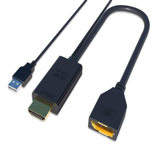 CONVERSOR ACTIVO HDMI A DISPLAYPORT - 4K 60HZ