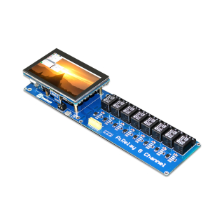 PIRELAY 8 CON DISPLAY LCD