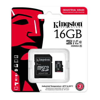 KINGSTON MICROSD INDUSTRIAL GRADE 16GB U3 A1 100MB/S