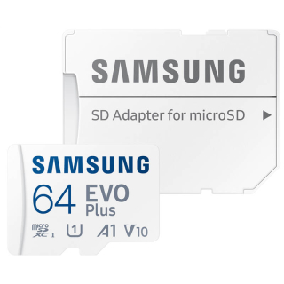 SAMSUNG EVO PLUS (2021) MICROSDXC 64GB U1 V10 A1 130MB/S
