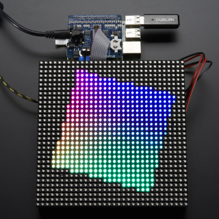 ADAFRUIT HAT MATRIZ RGB + RELOJ RTC PARA RASPBERRY PI