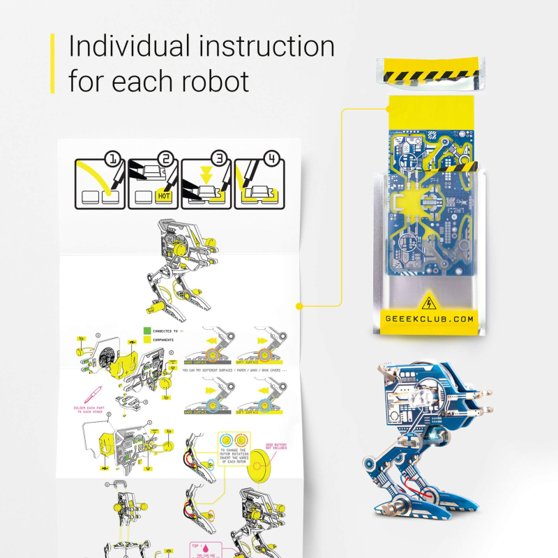 GEEKCLUB SMART NANO BOTS + HERRAMIENTAS
