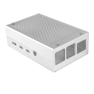 CAJA ALUMINIO CON REJILLA PARA RASPBERRY PI 4