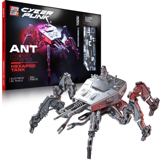 GEEKCLUB CYBERPUNK ANT 001 SILVER HEXAPOD TANK