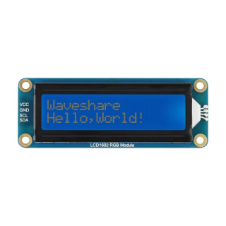 PANTALLA LCD 1602 16X2 - RGB - 3,3V/5V - I2C