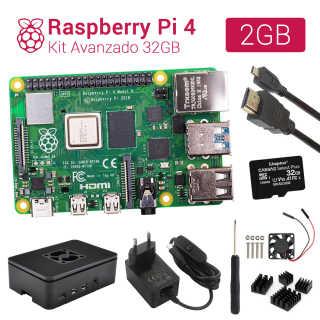 RASPBERRY PI 4 - KIT AVANZADO 2GB/32GB