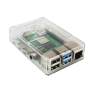 CAJA TRANSPARENTE PARA RASPBERRY PI 4