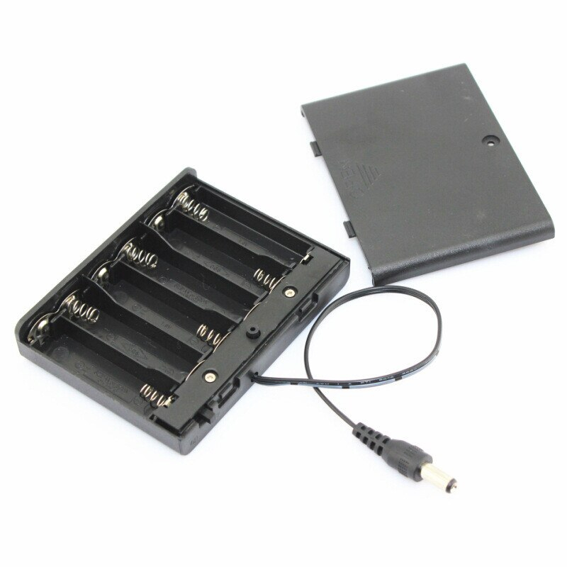 Battery holder portapilas porta pilas 2xAA LR06 INTERRUPTOR Y TAPA P307