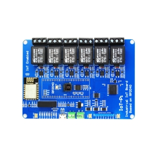 IOTPI 6 CANALES - PLACA IOT INDUSTRIAL - RS485 / WIFI / RP2040 / CARRIL DIN