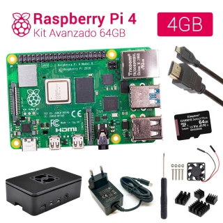 RASPBERRY PI 4 - KIT AVANZADO 4GB/64GB