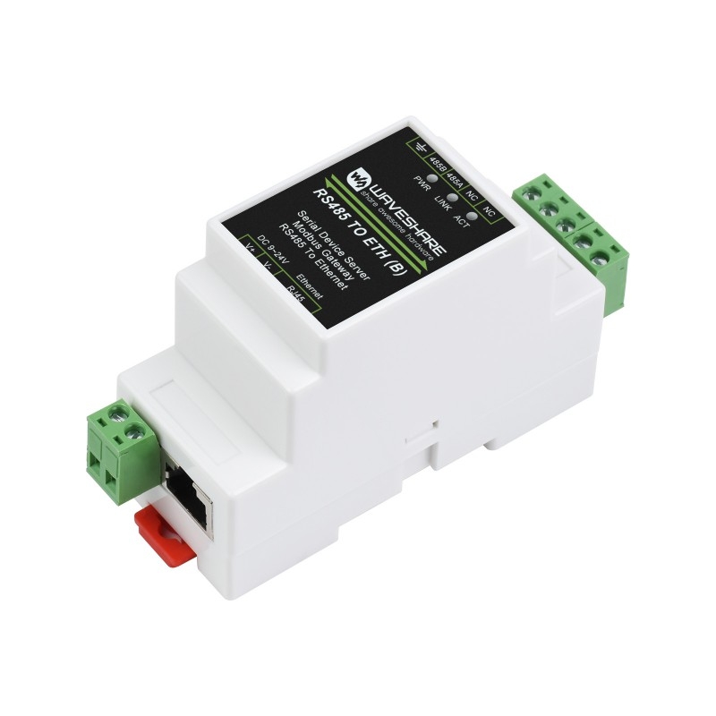 CONVERSOR INDUSTRIAL RS485 A ETHERNET (CARRIL DIN)