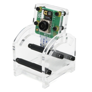 SOPORTE Y PROTECTOR AJUSTABLE PARA CAMARA RASPBERRY PI