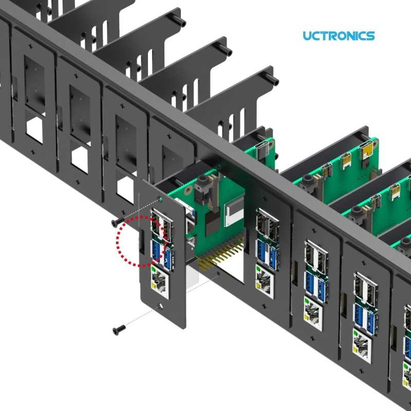 Bahia Rack UCTRONICS EXTENSOR MICRO SD 15CM PARA BAHIA RACK 19