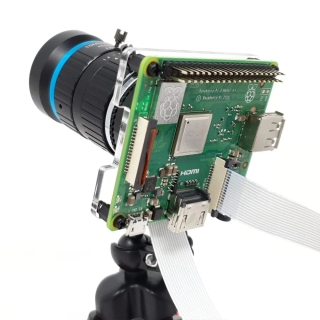 BASE DE MONTAJE PARA CAMARA HQ Y RASPBERRY PI 3 A+