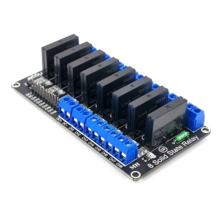 MODULO RELE ESTADO SOLIDO SSR 8 CANALES