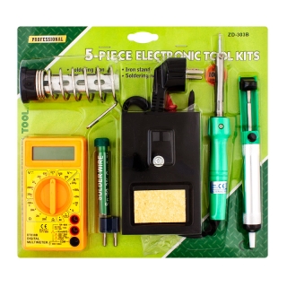 KIT 5 HERRAMIENTAS ELECTRONICA PARA ESTUDIANTES