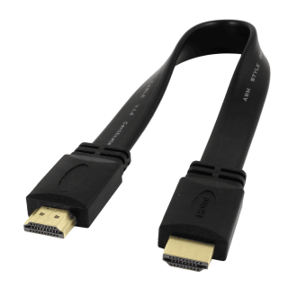 CABLE HDMI PLANO M/M 30CM v1.4 3D+ETHERNET