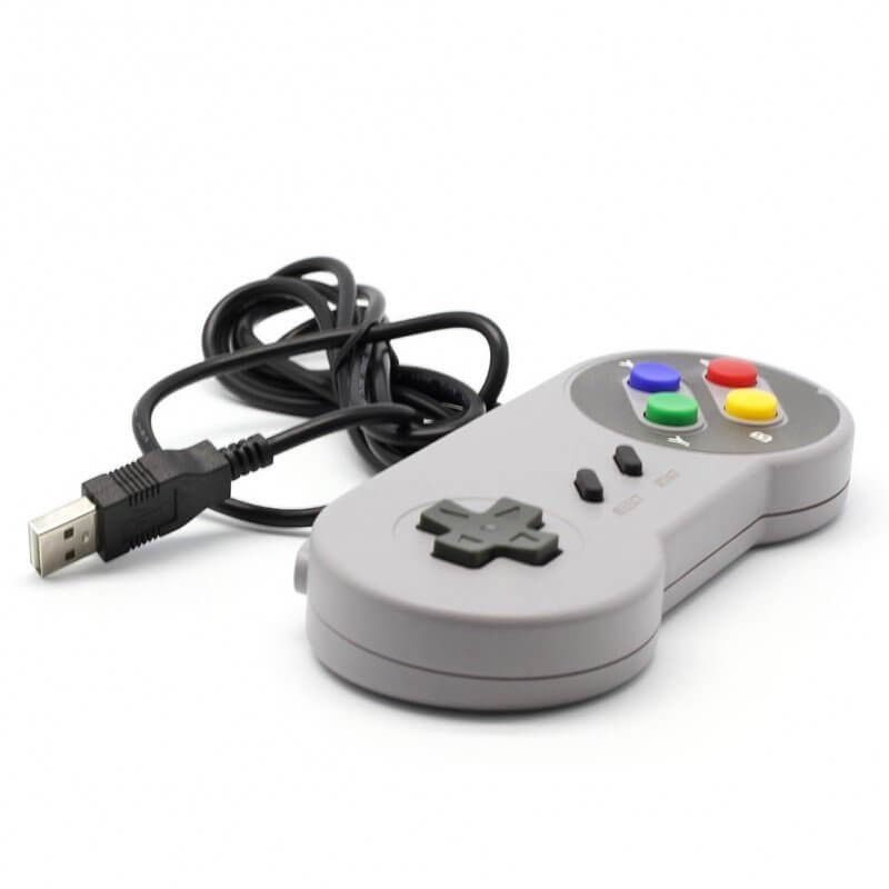 CONTROLADOR RETRO SNES GAMEPAD USB PARA PC, MAC, LINUX Y RETROPIE