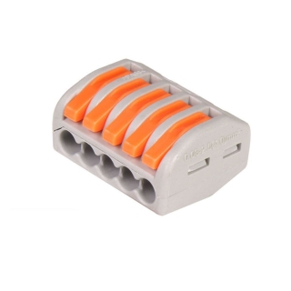 BLOQUE TERMINAL EMPALME 5 CABLES REUTILIZABLE