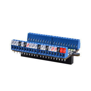 HAT TERMINAL GPIO CON TORNILLOS Y LED