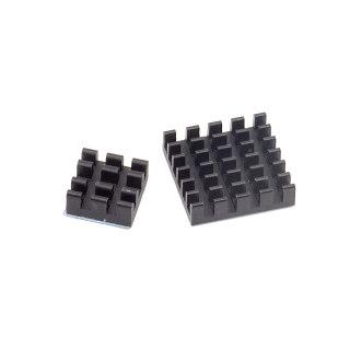 KIT 2 DISIPADORES PARA RASPBERRY PI 5 - NEGRO