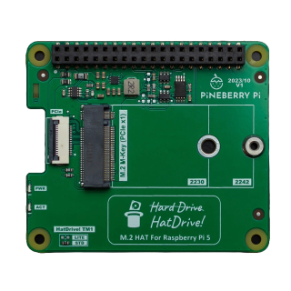 PINEBERRY PI HATDRIVE! TOP (NVMe 2230, 2242) PARA RASPBERRY PI 5