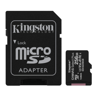 KINGSTON CANVAS SELECT PLUS MICROSDXC 256GB C10 U3 V30 A1 100MB/S