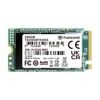 TRANSCEND SSD MTE400S PCIe GEN3 NVMe M.2 2242 - 256GB