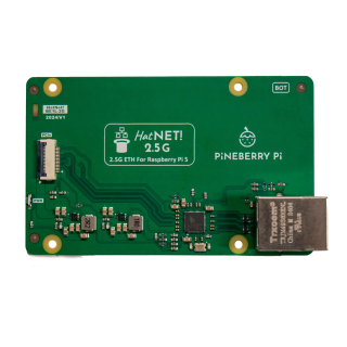 PINEBERRY HATNET! 2.5G ETHERNET PARA RASPBERRY PI 5